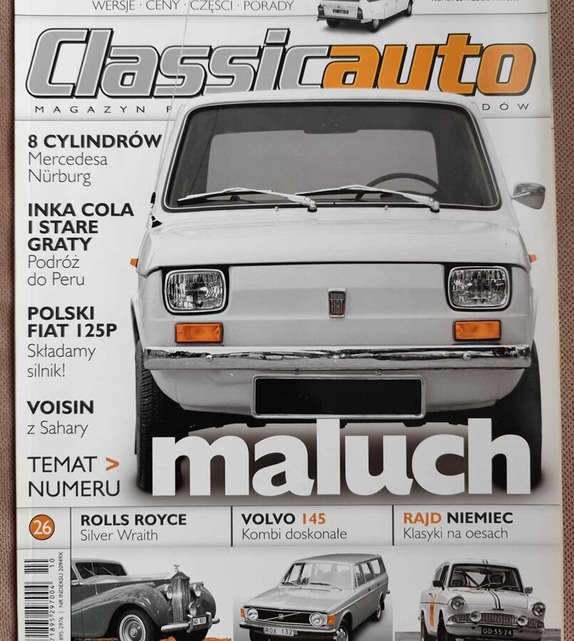Classicauto Nr.26, Fiat 126p, Volvo