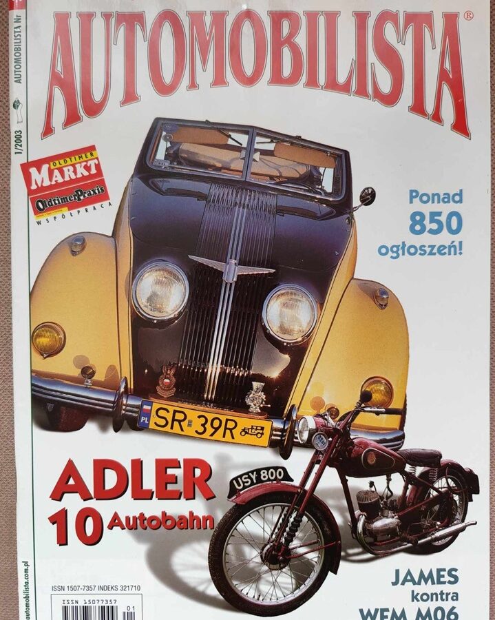 Automobilista Nr.34, Adler, James
