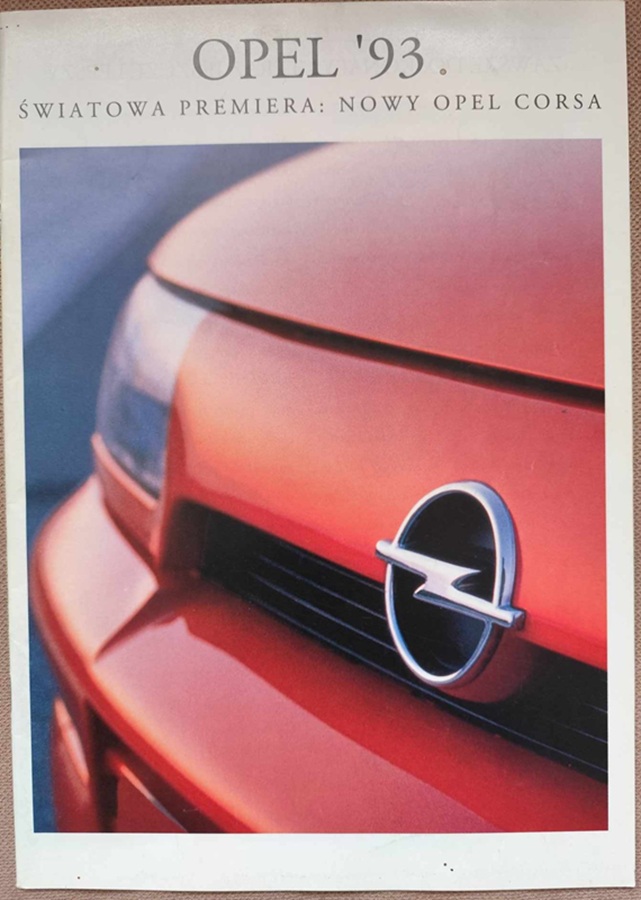 Opel - prospekt 1993