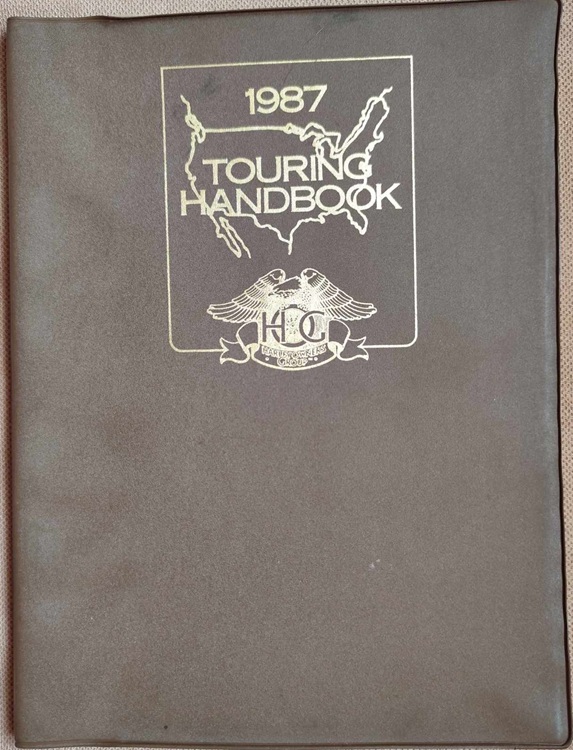 Harley Davidson - Touring Handbook 1987