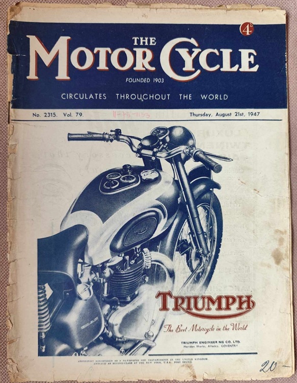 The Motor Cycle 1947