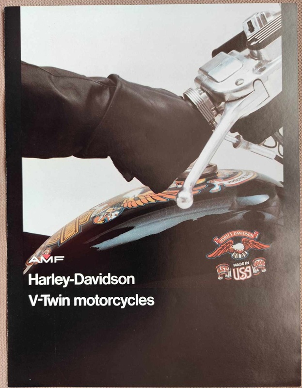 Harley Davidson - prospekt 1976