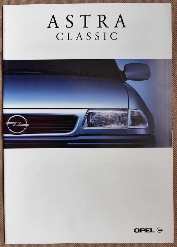 Opel Astra Classic - prospekt 1998