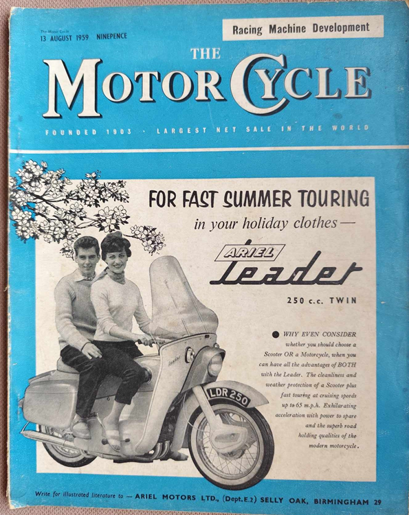 The Motor Cycle 1959 Ariel Triumph