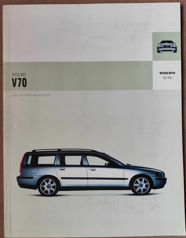 Volvo V70 - prospekt 2004