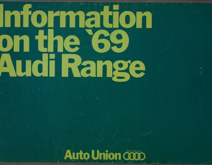 Audi - prospekt 1969