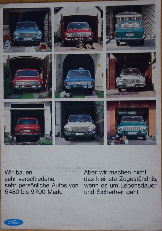 Ford - prospekt 1965