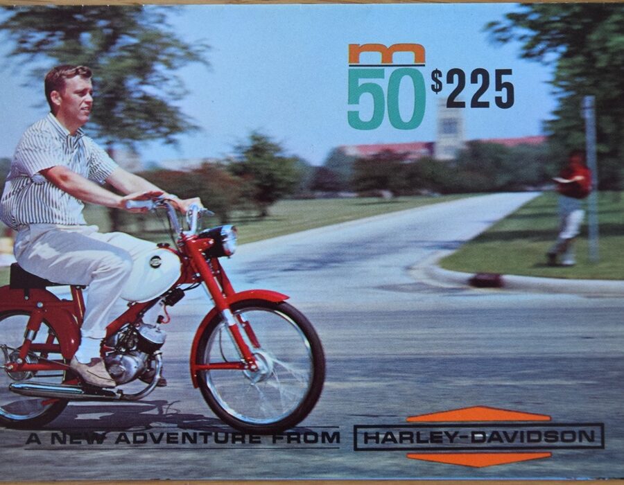 Harley Davidson M50 - prospekt 1960