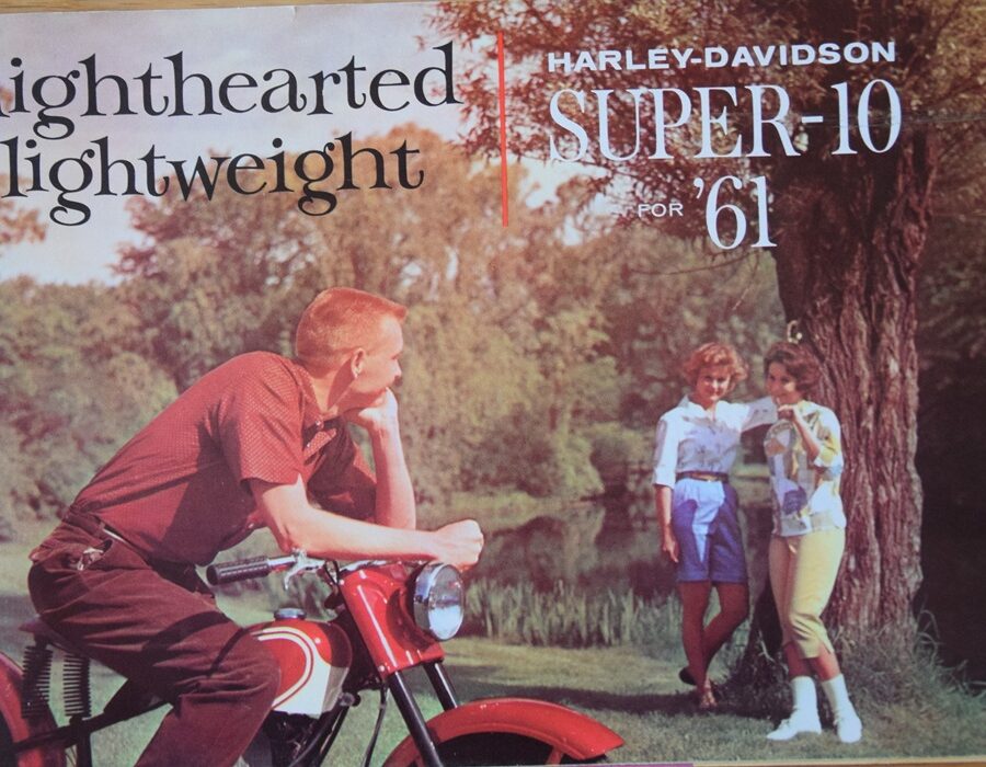 Harley Davidson Super 10 - prospekt 1961
