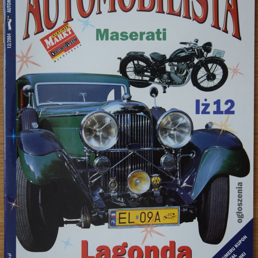 Automobilista Nr. 57 Lagonda, Iż 12.