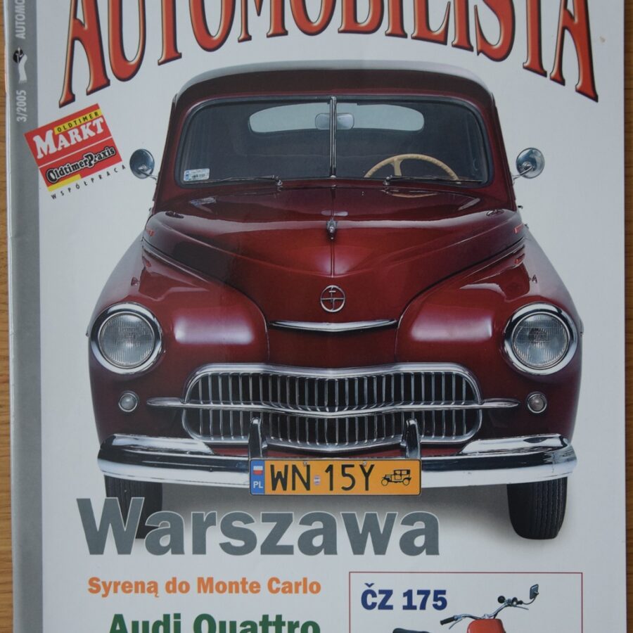 Automobilista Nr. 60 CZ 175, Warszawa