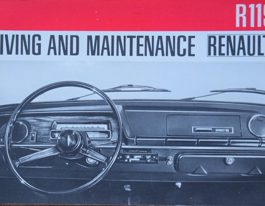 Renault R1190 - instrukcja obsługi 1967