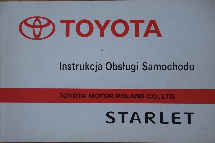 Toyota Starlet - instrukcja obsługi 1992