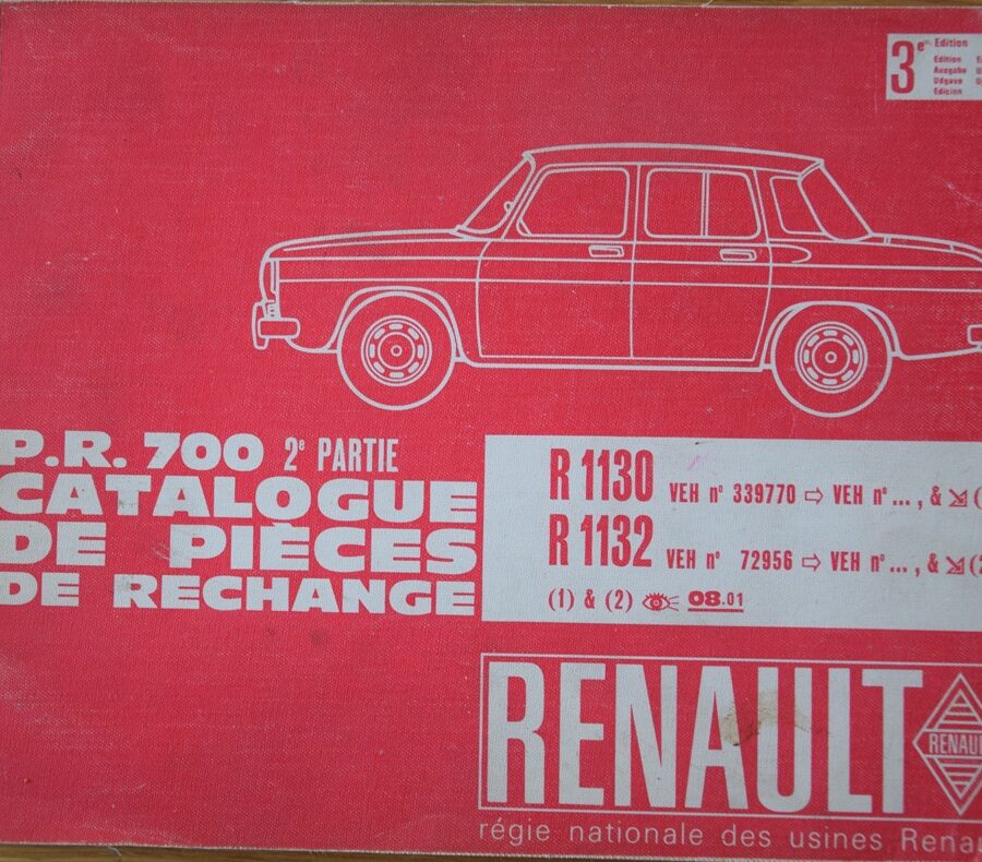 Renault R1130 R1132 - katalog części
