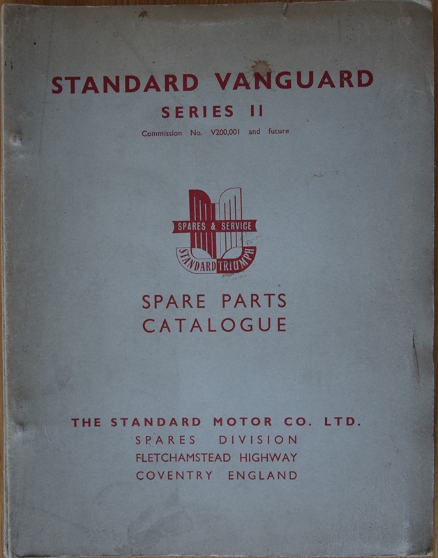 Standard Vanguard - katalog części