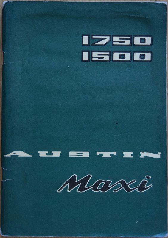 Austin Maxi - instrukcja obsługi 1975