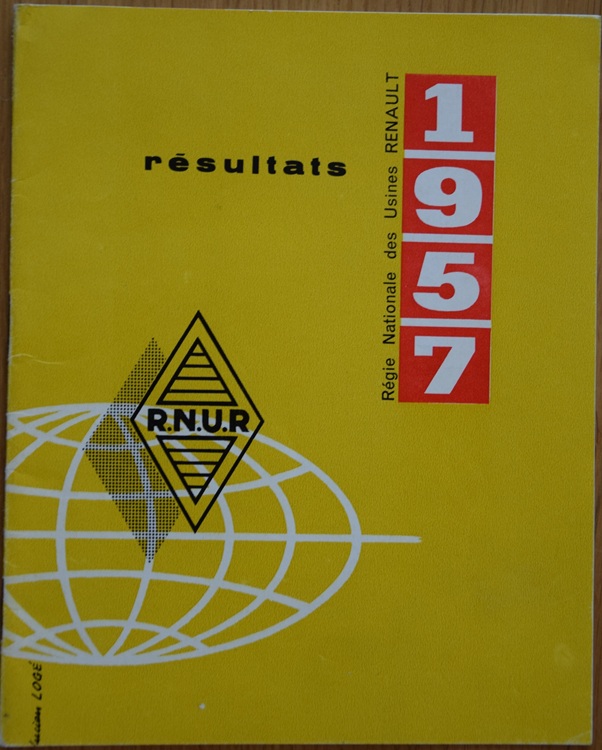 Renault - broszura 1957