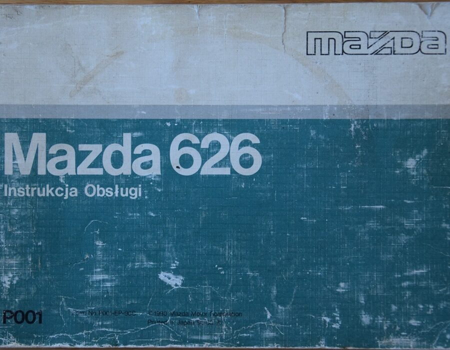 Mazda 626 - instrukcja obsługi 1990