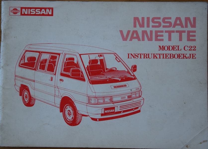 Nissan Vanette C22 - instrukcja obsługi