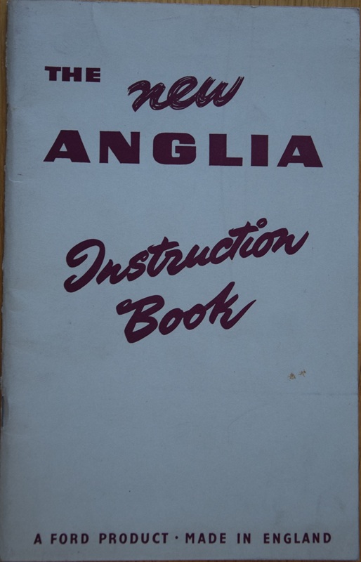 New Anglia - instrukcja obsługi 1953