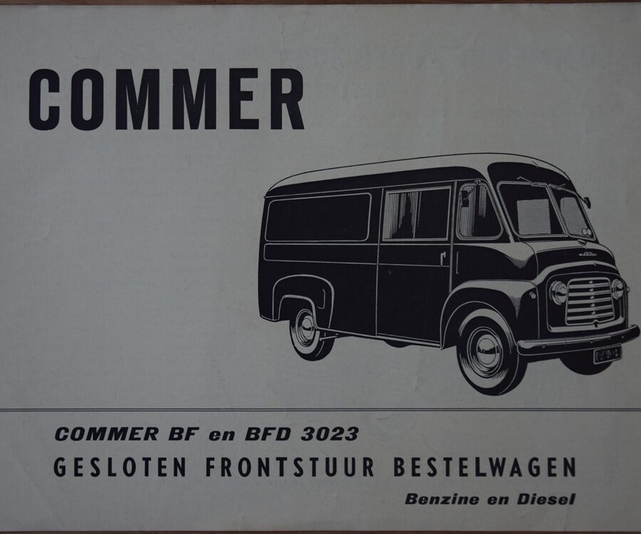 Commer BF en BFD3023 - prospekt