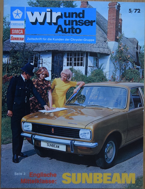 Wir und unser Auto 5/72 - Simca, Sunbeam, Chrysler