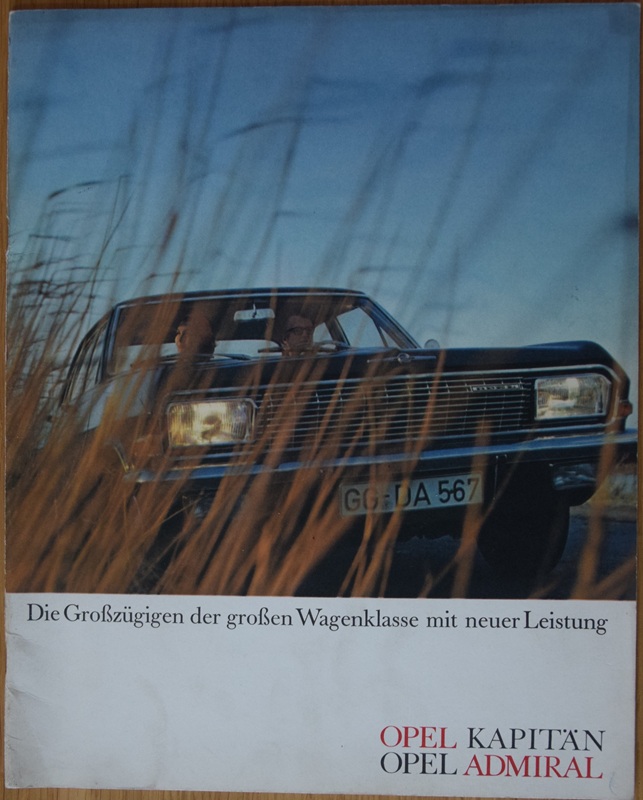 Opel Kapitan Admiral - prospekt