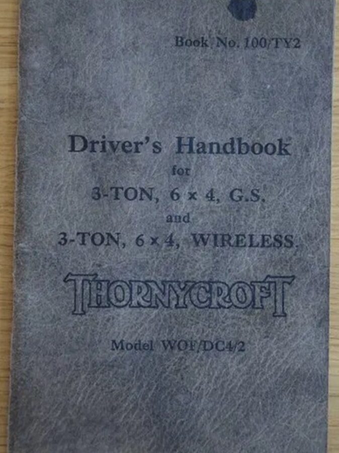 Thornycroft  - Instrukcja obsługi