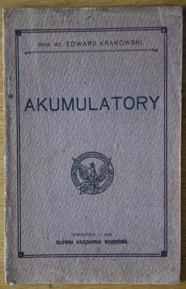 Akumulatory - Główna Księgarnia Wojskowa 1920