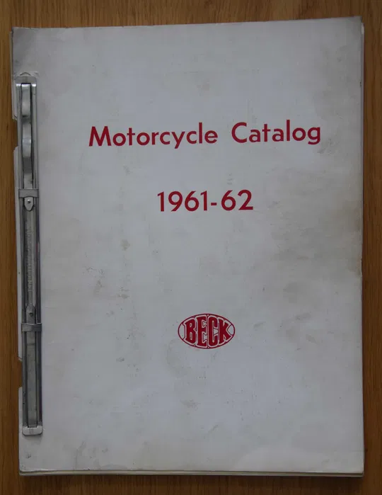 BECK - Motorcycle Catalog 1961-62