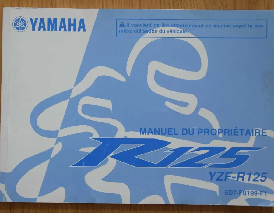 Yamaha YZF-R125 - instrukcja obsługi