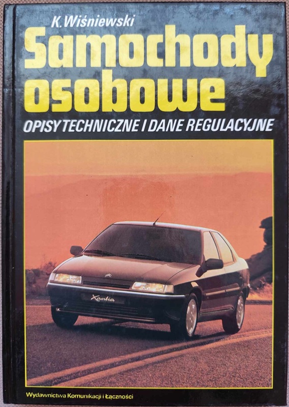 Samochody osobowe - Opisy techniczne i dane regulacyjne część 8