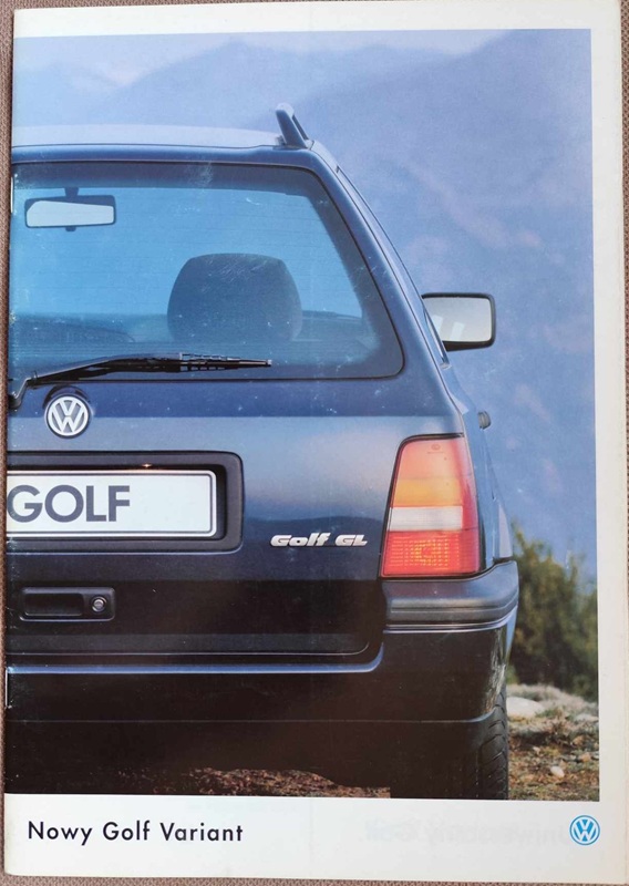 Volkswagen Golf Variant - prospekt 1994