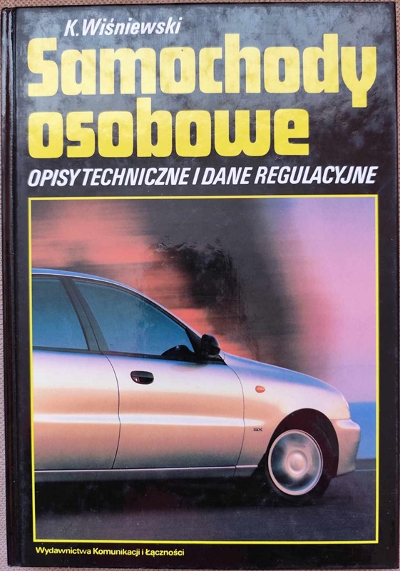 Samochody osobowe - Opisy techniczne i dane regulacyjne część 11