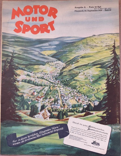 Motor und Sport Nr.39, 1939, Polski samolot PZL37