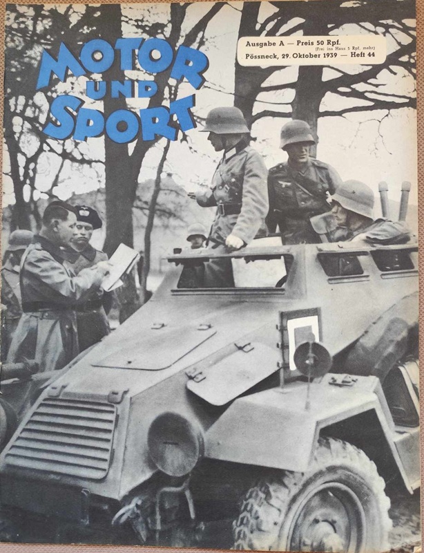 Motor und Sport Nr.44, 1939.