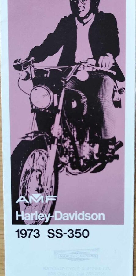 Harley Davidson - SS350 prospekt 1973