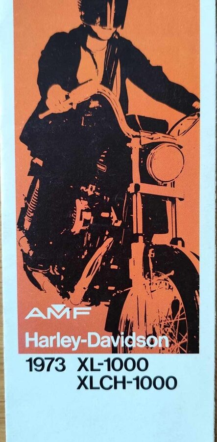 Harley Davidson - XL1000, XLCH1000 prospekt 1973