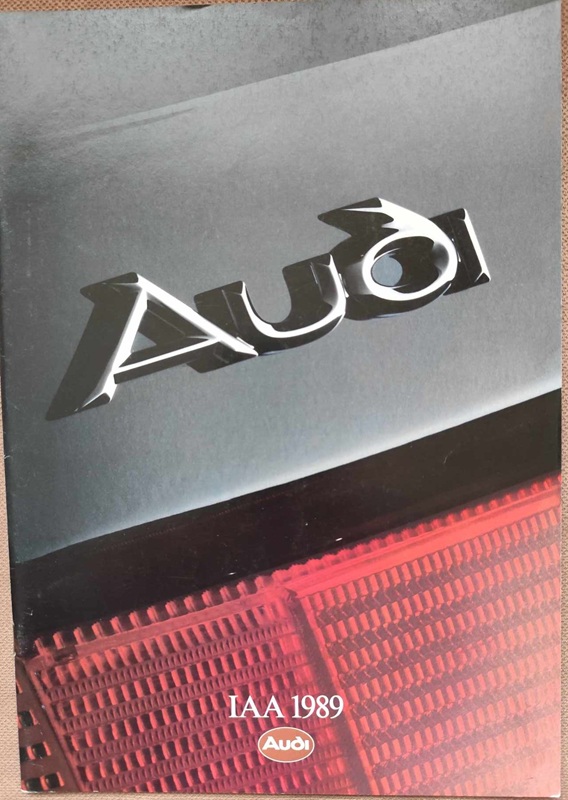 Audi - prospekt 1989