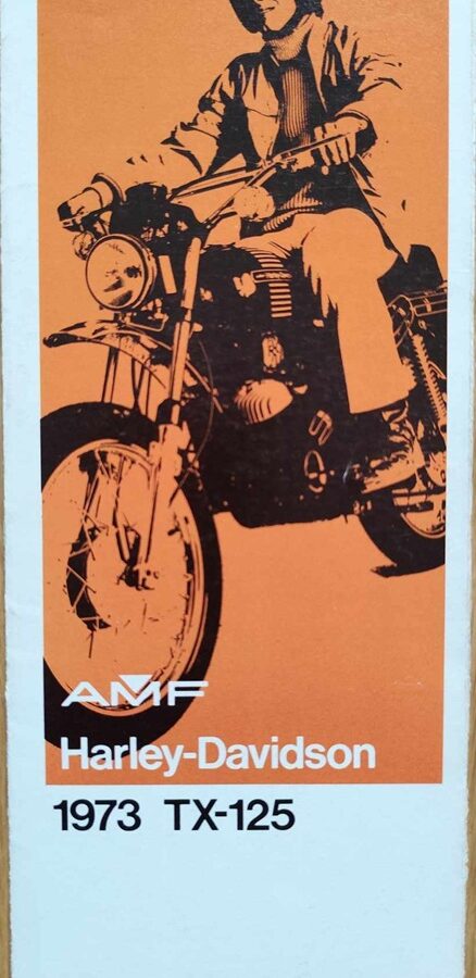 Harley Davidson - TX125 prospekt 1973