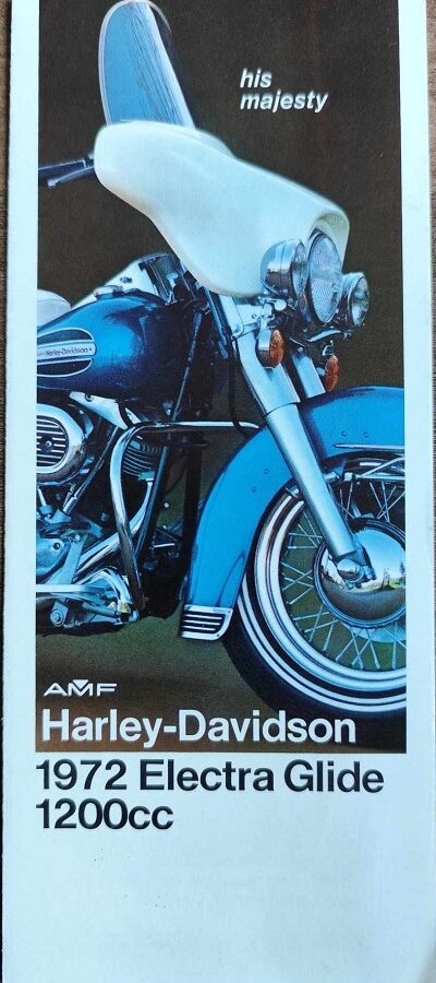 Harley Davidson - Elektra Glide prospekt 1972