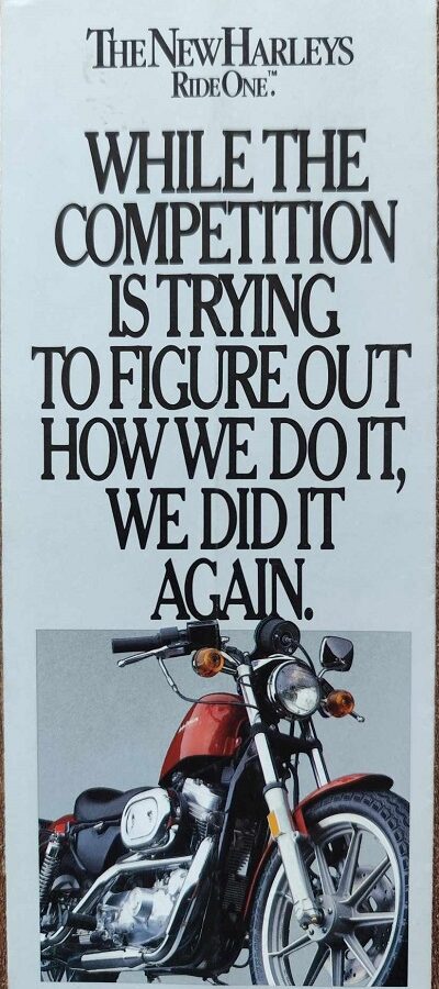 Harley Davidson - prospekt 1985