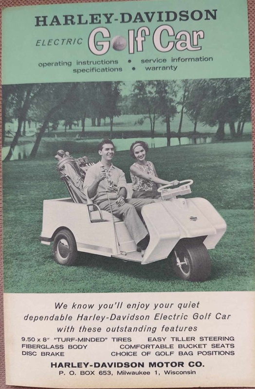 Harley Davidson - Golf Car Electric
