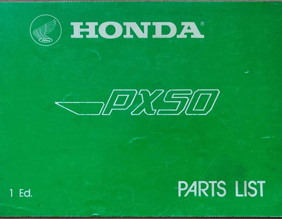 Honda - PX50 Katalog części 1980