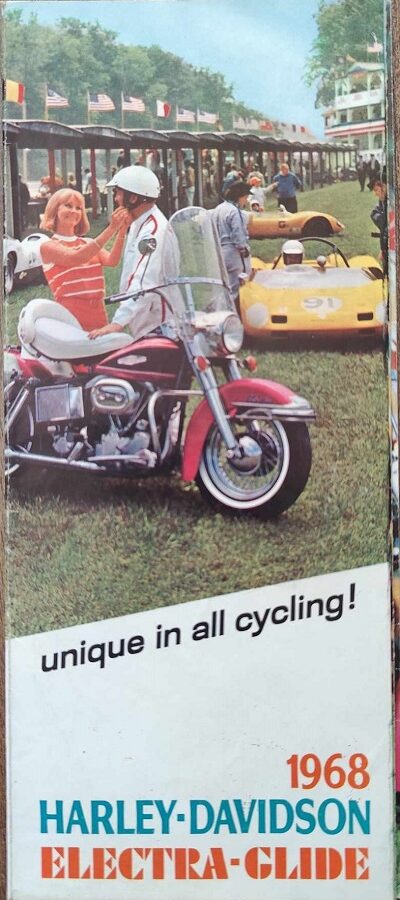 Harley Davidson-Elektra Glide prospekt 1968