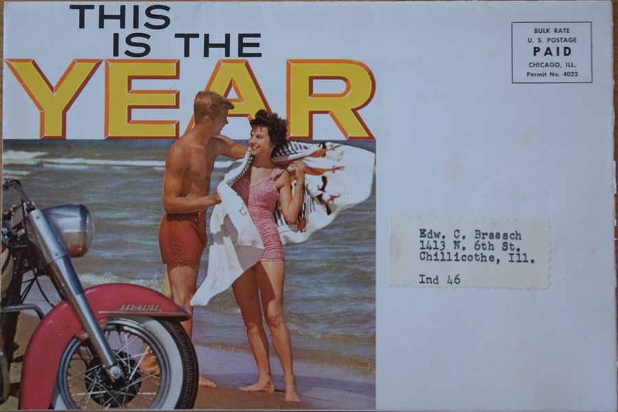Harley Davidson - prospekt 1960