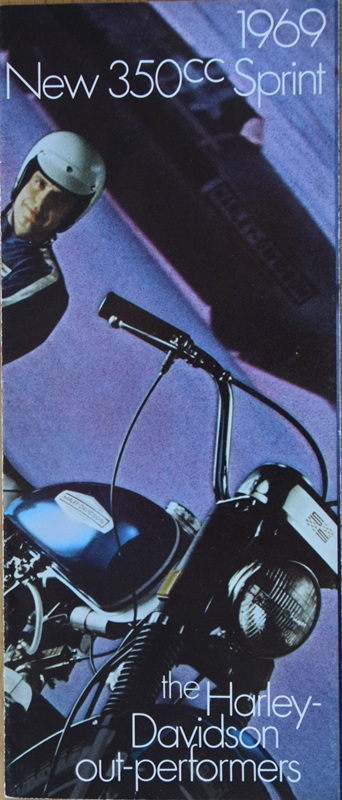 Harley Davidson New 350cc Sprint - prospekt 1969
