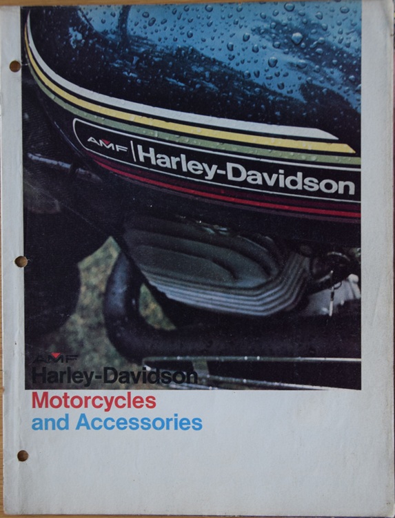 Harley Davidson motocykle i akcesoria - prospekt 1974