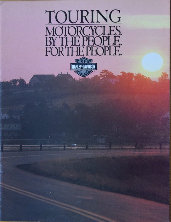 Harley Davidson - prospekt 1983