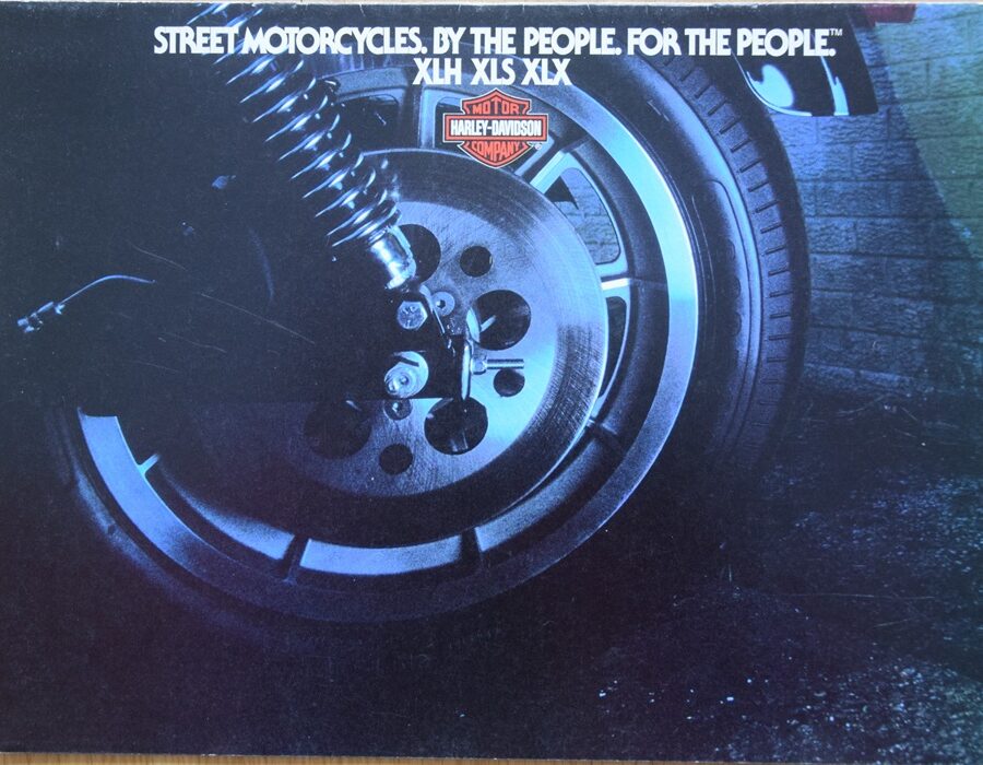 Harley Davidson - prospekt 1982
